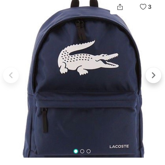 Lacoste backpack - Picture 1 of 6